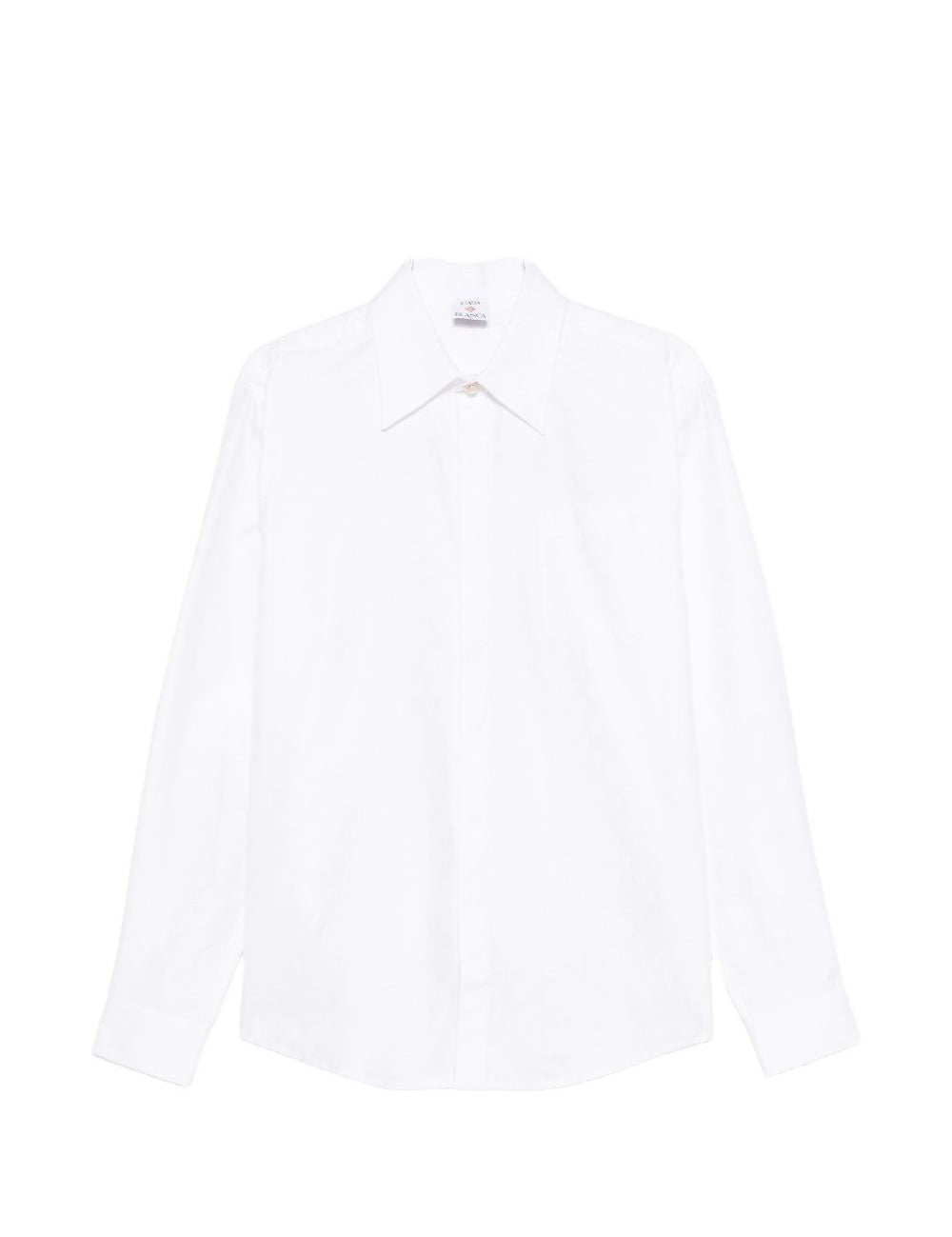 Camicia con stampa monogram in bianco Casablanca - uomo 