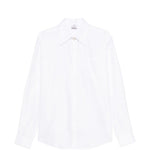 Camicia con stampa monogram in bianco Casablanca - uomo 