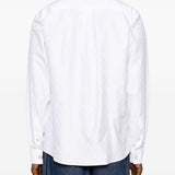 Camicia con stampa monogram in bianco Casablanca - uomo 