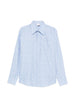 Camicia con stampa monogram in azzurro Casablanca - uomo