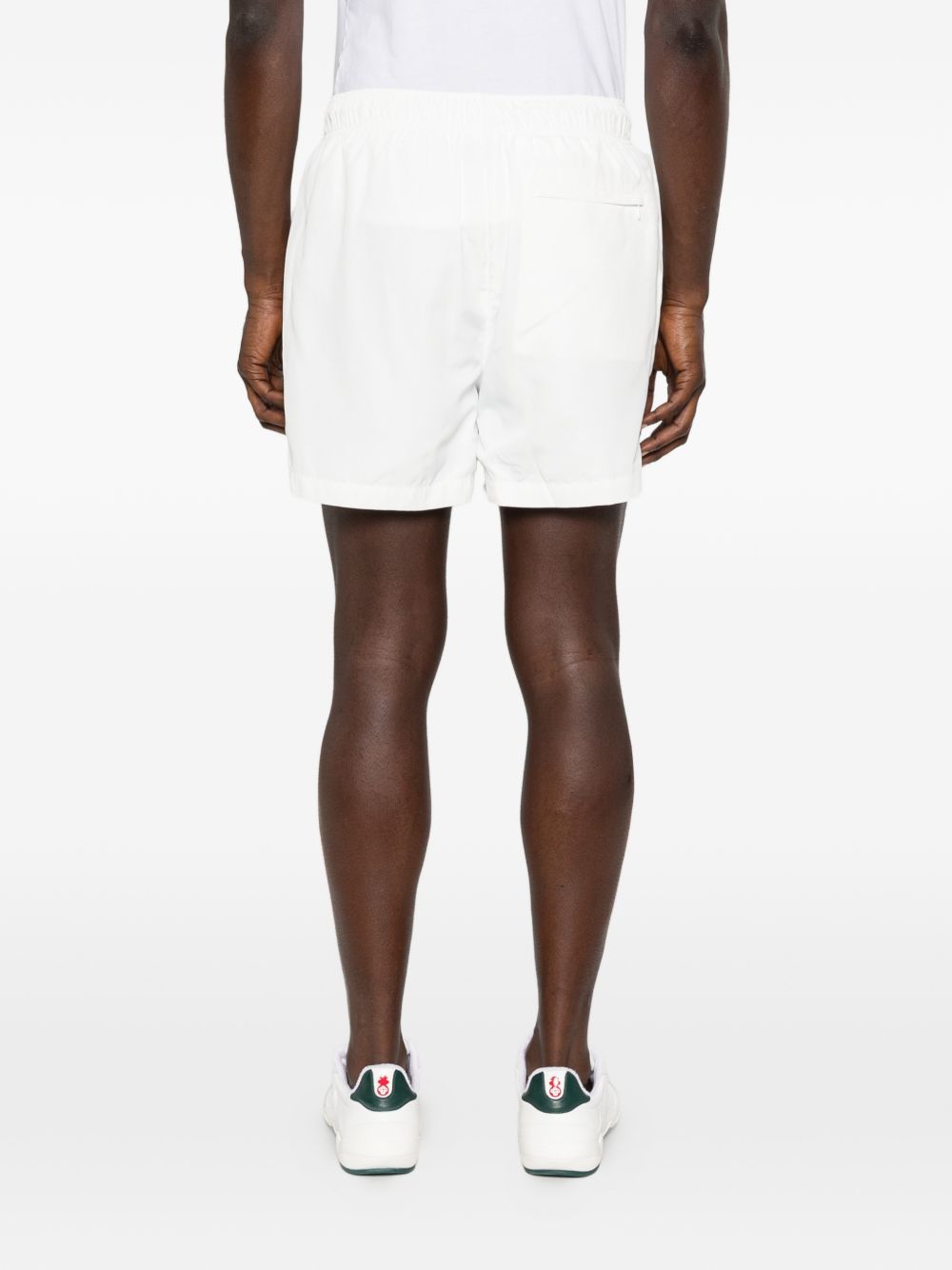 Pantaloncini con stampa logo in bianco Casablanca - uomo 