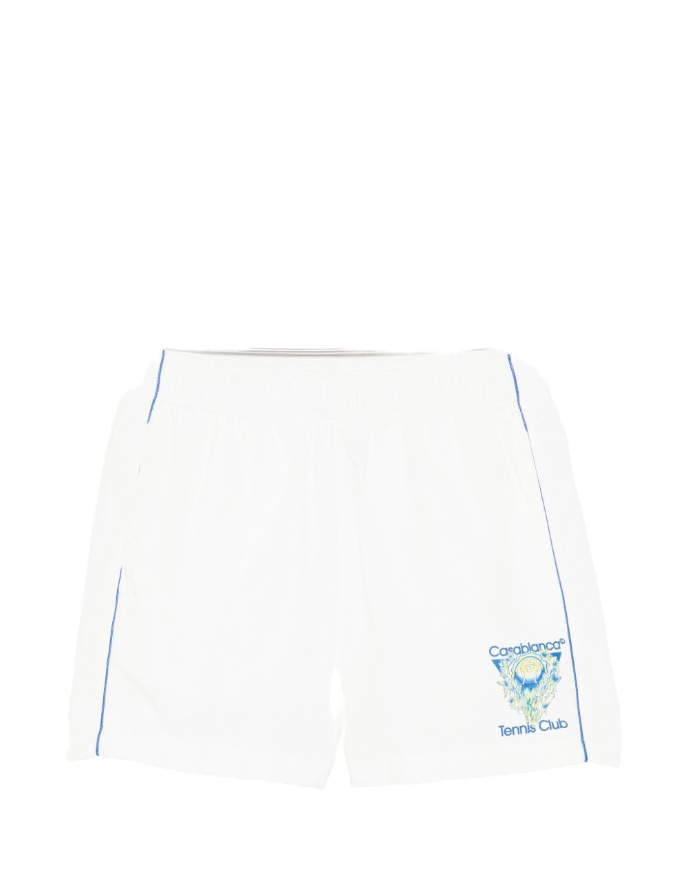 Pantaloncini con stampa logo in bianco Casablanca - uomo 