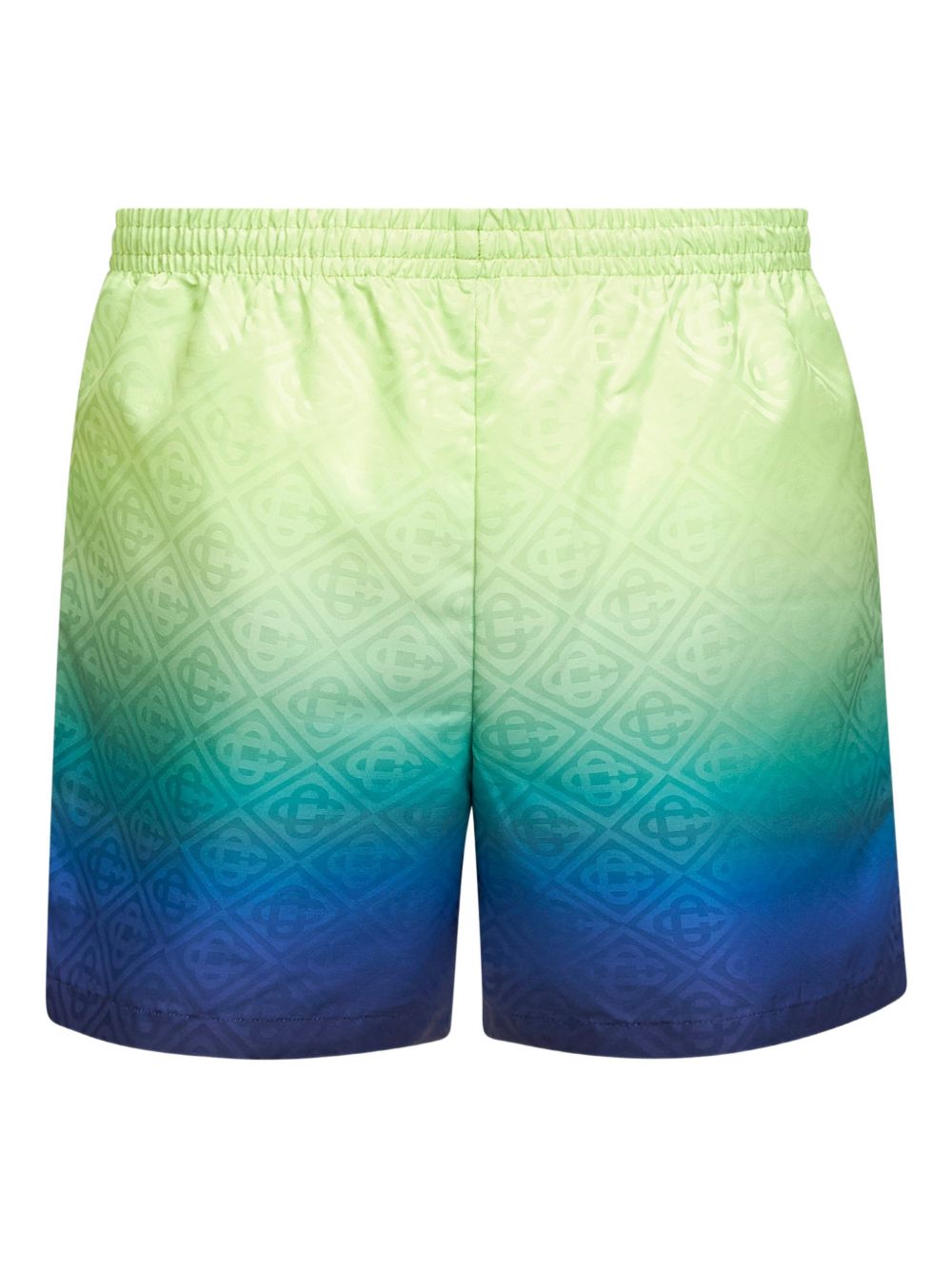 Costume da bagno con ricamo in verde e bianco Casablanca - uomo 