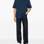 Jeans a gamba dritta in blu Casablanca - uomo 