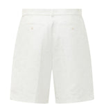Shorts con monogramma in bianco Casablanca - uomo 