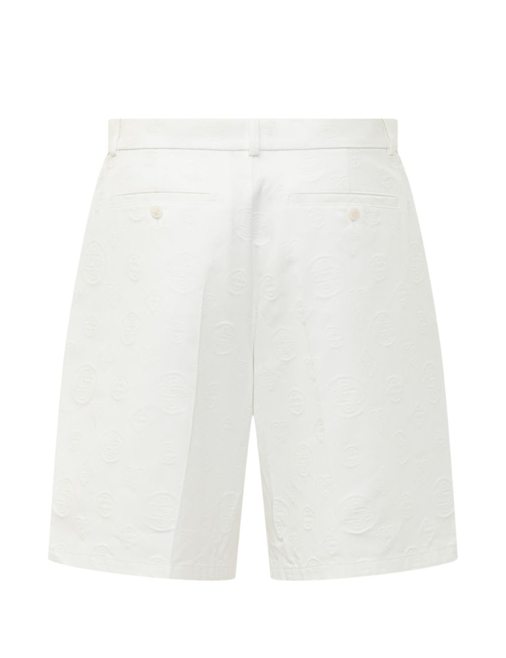 Shorts con monogramma in bianco Casablanca - uomo 