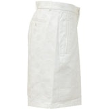 Shorts con monogramma in bianco Casablanca - uomo 