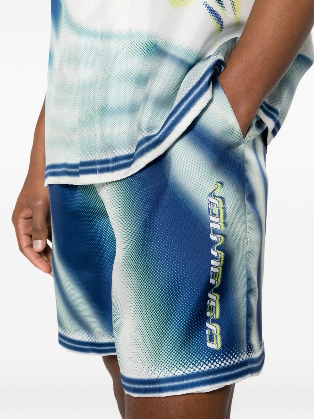 Shorts The Art of the Serve in blu Casablanca - uomo 
