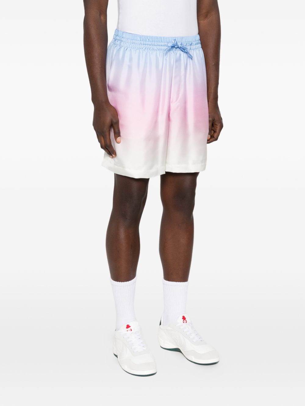 Shorts volcado con coulisse gradiente in multicolore Casablanca - uomo 