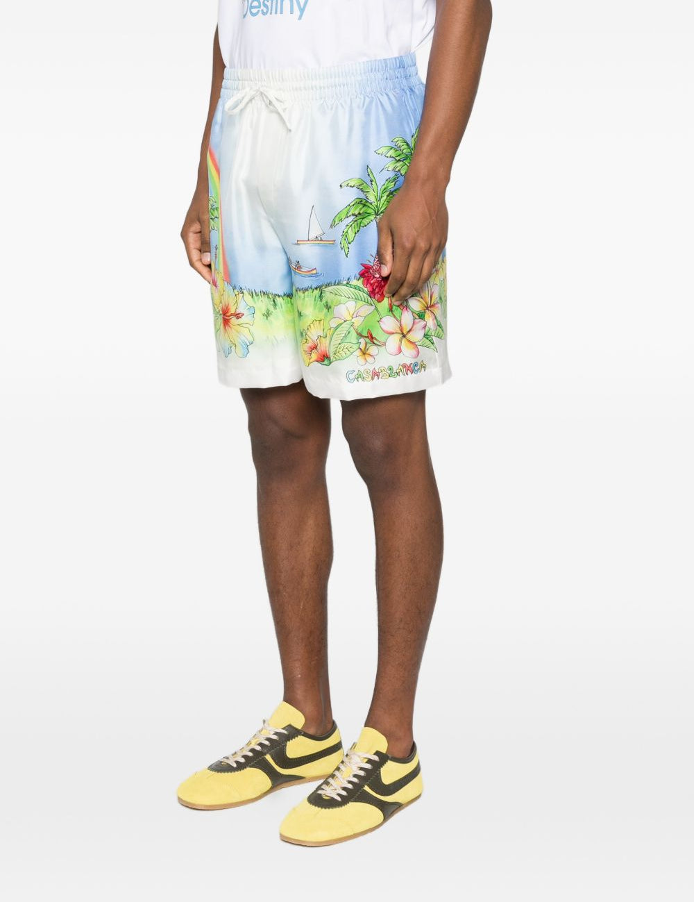 Pantaloncini stampati aloha in multicolore Casablanca - uomo 