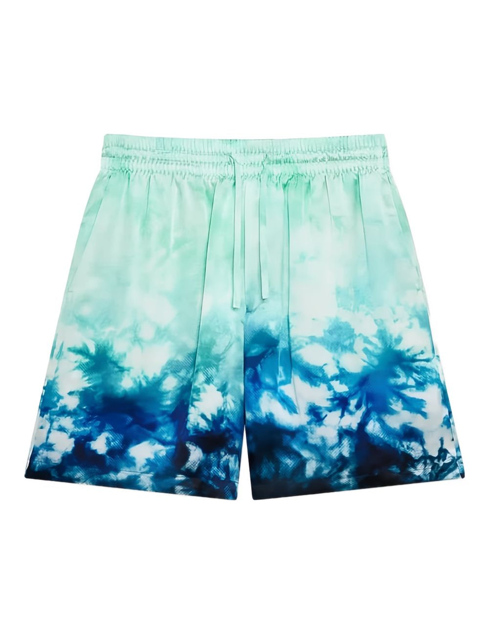 Pantaloncini con coulisse tie-dye in blu Casablanca - uomo 