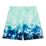 Pantaloncini con coulisse tie-dye in blu Casablanca - uomo 