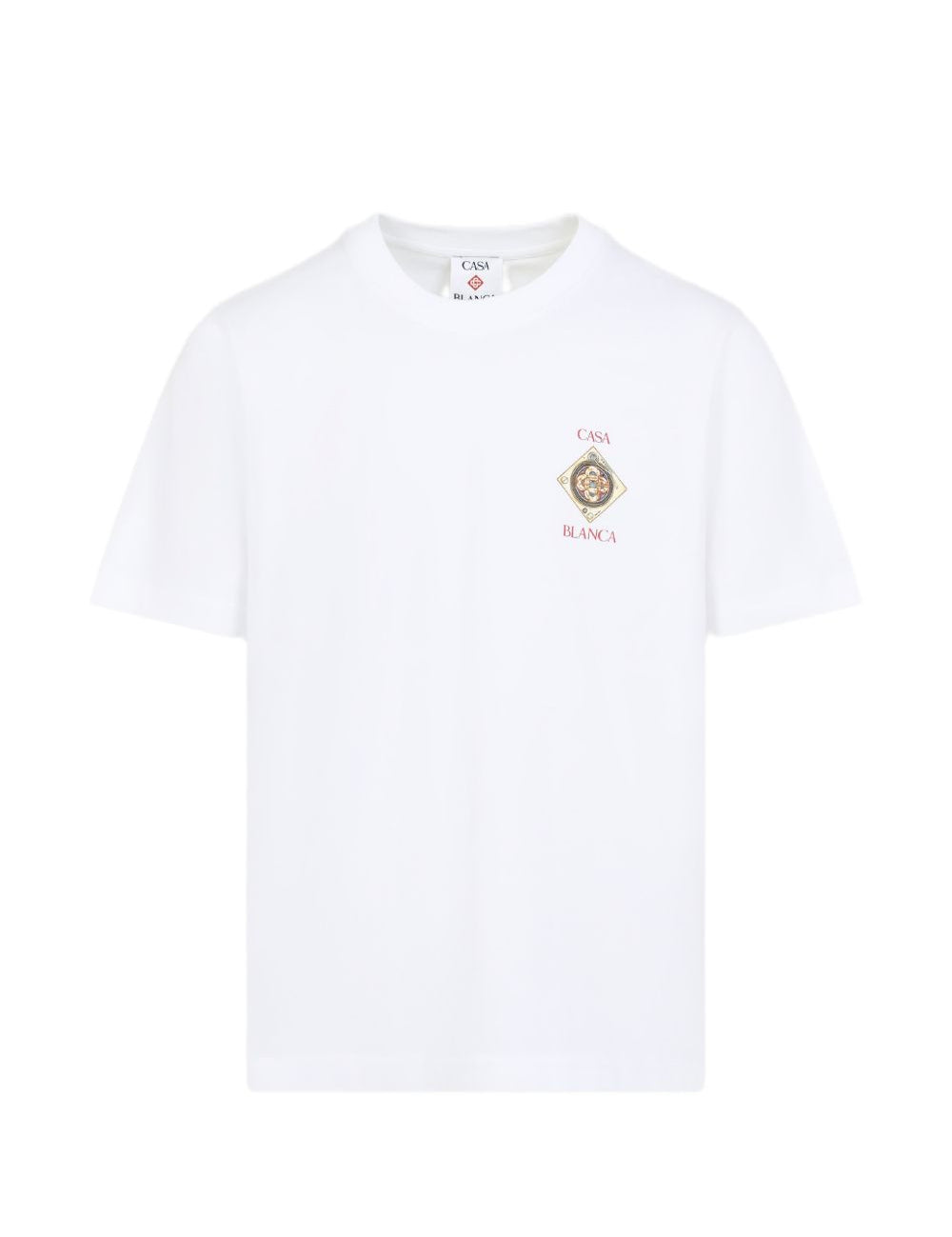 T-shirt con stampa in bianco Casablanca - uomo 