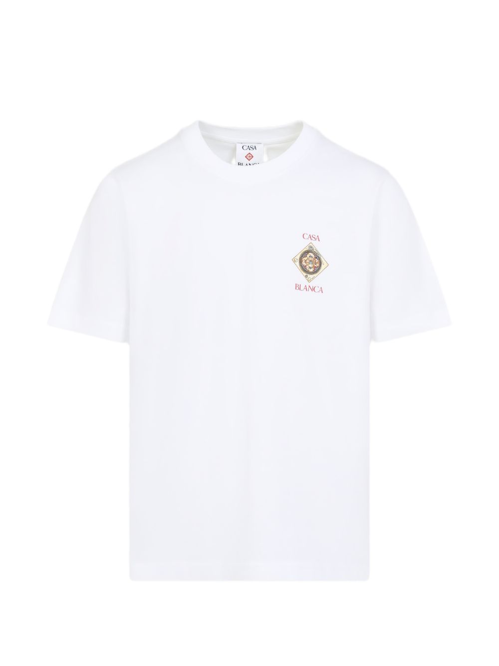 T-shirt con stampa in bianco Casablanca - uomo 