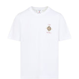 T-shirt con stampa in bianco Casablanca - uomo 