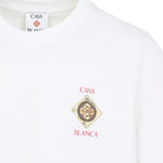 T-shirt con stampa in bianco Casablanca - uomo 