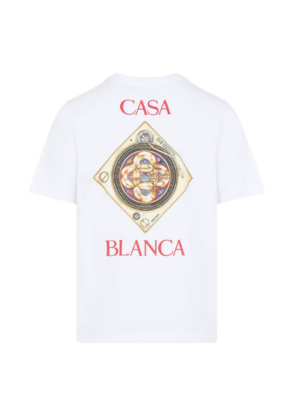 T-shirt con stampa in bianco Casablanca - uomo 