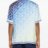 Camicia in seta con stampa grafica multicolore Casablanca - uomo 