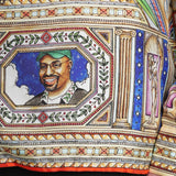 Camicia in seta con stampa grafica multicolore Casablanca - uomo 