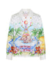 Men's Casablanca multicolor print long-sleeve shirt