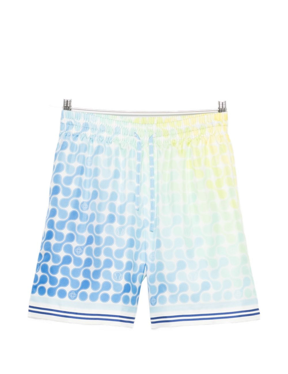 Shorts elasticizzati con fantasia in blu Casablanca - uomo 