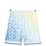 Shorts elasticizzati con fantasia in blu Casablanca - uomo 