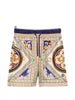 Pantaloncini con coulisse in multicolore Casablanca - uomo