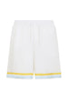 Casablanca White Silk Shorts - Men