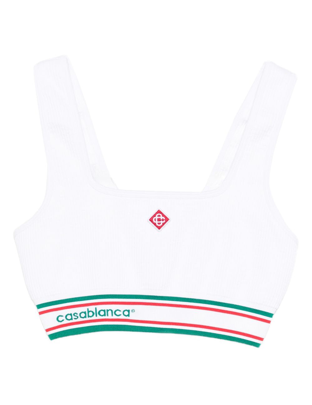 Top a righe a costine in bianco Casablanca - donna 