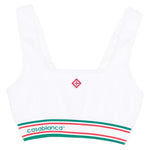 Top a righe a costine in bianco Casablanca - donna 