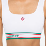 Top a righe a costine in bianco Casablanca - donna 