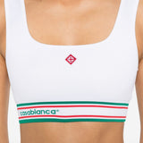 Top a righe a costine in bianco Casablanca - donna 