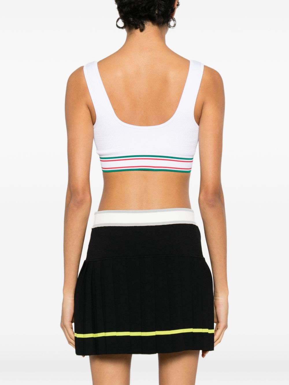 Top a righe a costine in bianco Casablanca - donna 