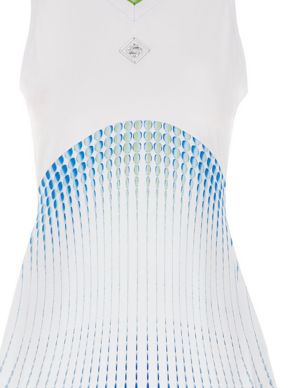 Abito corto con logo x Martin Naumann in bianco Casablanca - donna<BR/><BR/> 