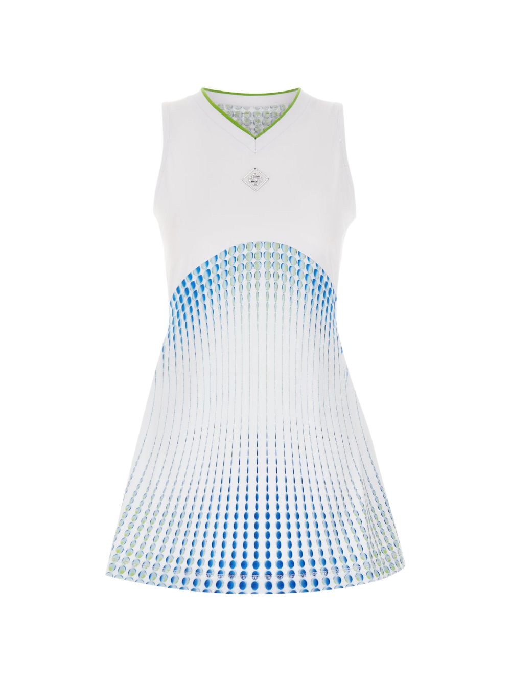 Abito corto con logo x Martin Naumann in bianco Casablanca - donna<BR/><BR/> 