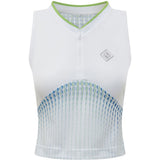 Canotta con mezza zip in bianco Casablanca - donna 