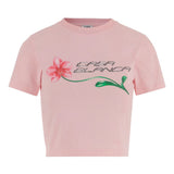 T-shirt con stampa in rosa Casablanca - donna 