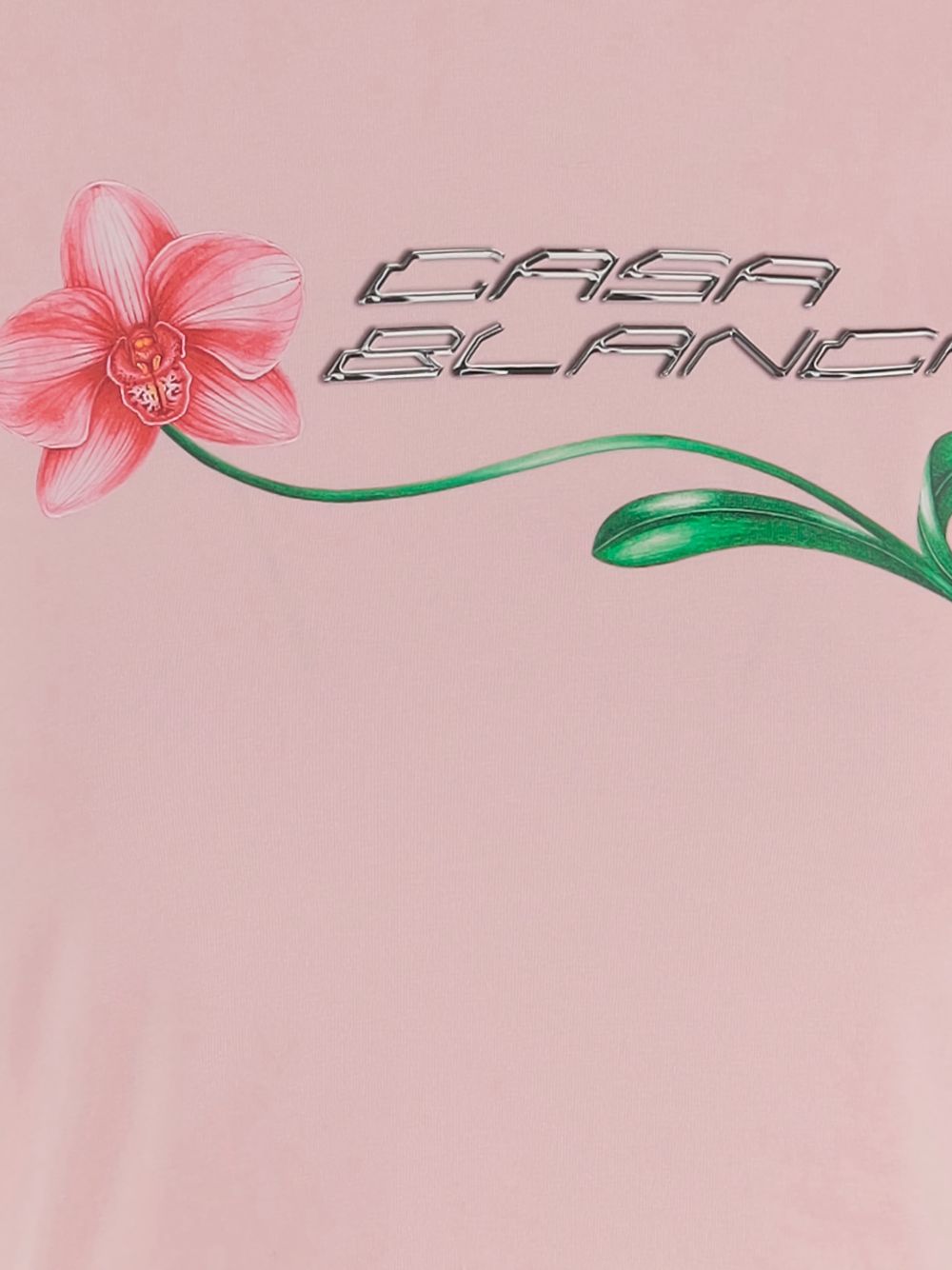 T-shirt con stampa in rosa Casablanca - donna 