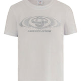 T-shirt con logo in bianco Casablanca - donna 