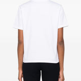 T-shirt a maniche corte con stampa grafica in bainco Casablanca - donna 