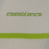 Polo a righe con zip in bianco Casablanca - donna 