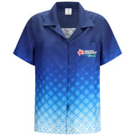 Camicia con stampa monogram in blu Casablanca - donna 