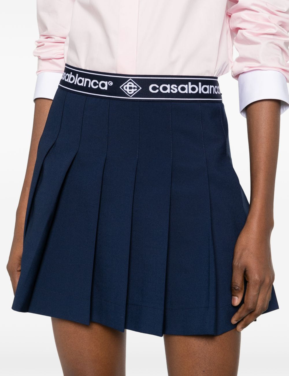 Minigonna con logo in blu Casablanca - donna 