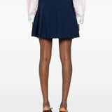 Minigonna con logo in blu Casablanca - donna 