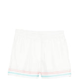 Pantaloncini con finiture a righe in bianco Casablanca - donna 