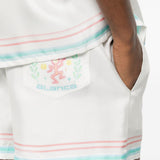 Pantaloncini con finiture a righe in bianco Casablanca - donna 