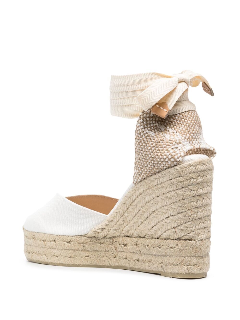 Espadrilles Chiara con zeppa in bianco Castañer - donna 