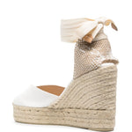 Espadrilles Chiara con zeppa in bianco Castañer - donna 