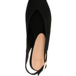 Sandali con zeppa in nero - donna 