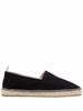 Men's Castañer espadrilles with woven raffia in black